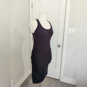 ⛱️ Market & Spruce Black Razorback Maternity Dress